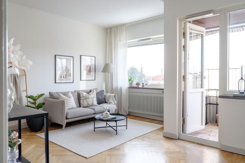Hesekillegatan 35B, Trelleborg - ¡Encantador y bien planificado primer piso en una ubicación céntrica con balcón!