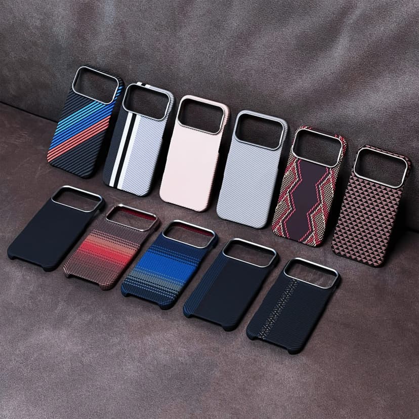 Funda de teléfono de lujo de fibra de aramida antihuellas para Google Pixel 10/10 Pro