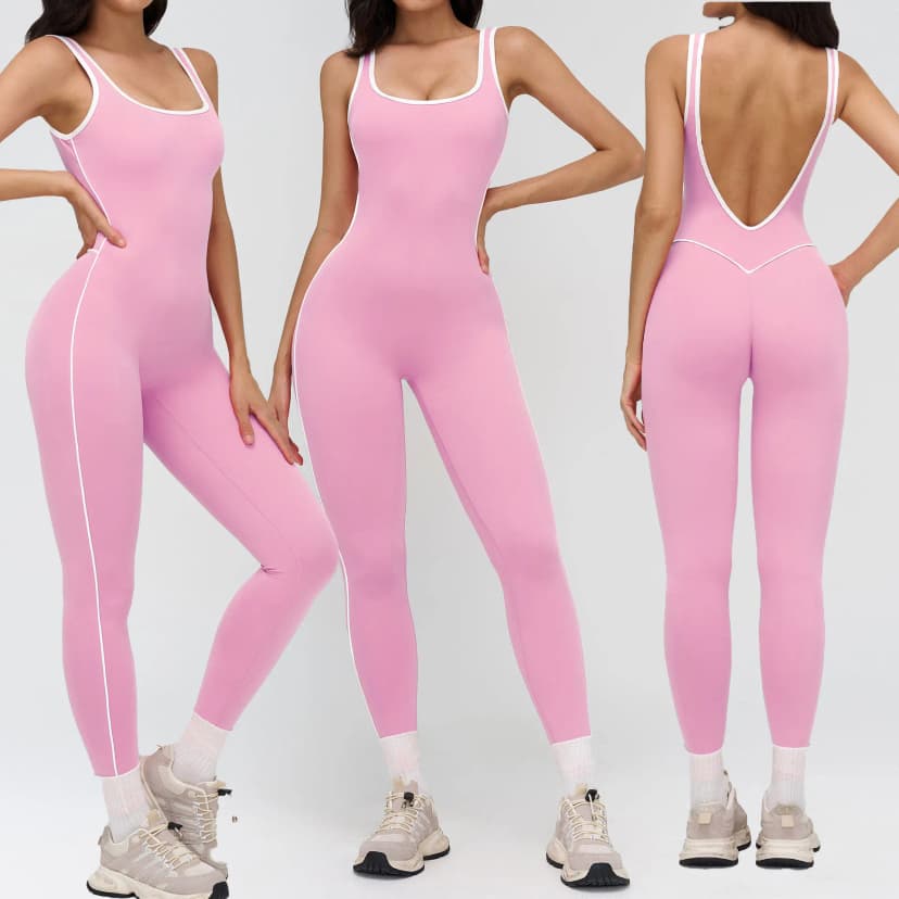 Wholesale Custom Logo Women's Jumpsuit - Yoga & Fitness Bodysuit