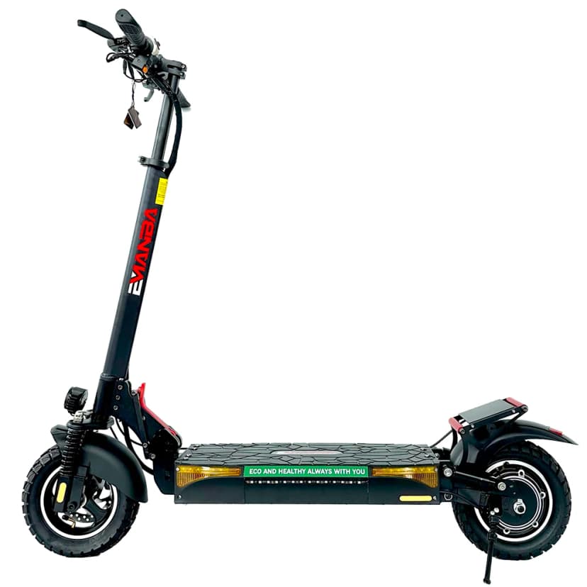 EMANBA Patinete Eléctrico Todoterreno de 48V - Plegable, Neumáticos de 10 Pulgadas, Autonomía de 35-45 km