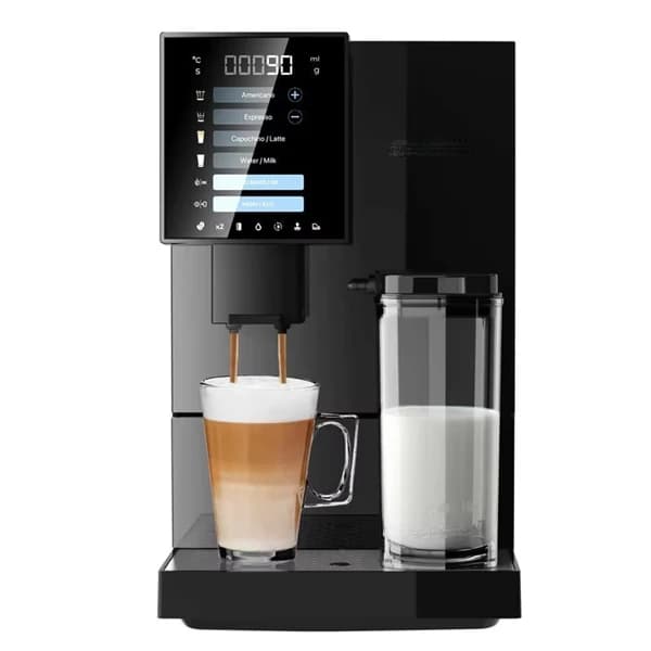 Cafetera totalmente automática Zhongke Enthalpy: presión de 19 bares, control táctil