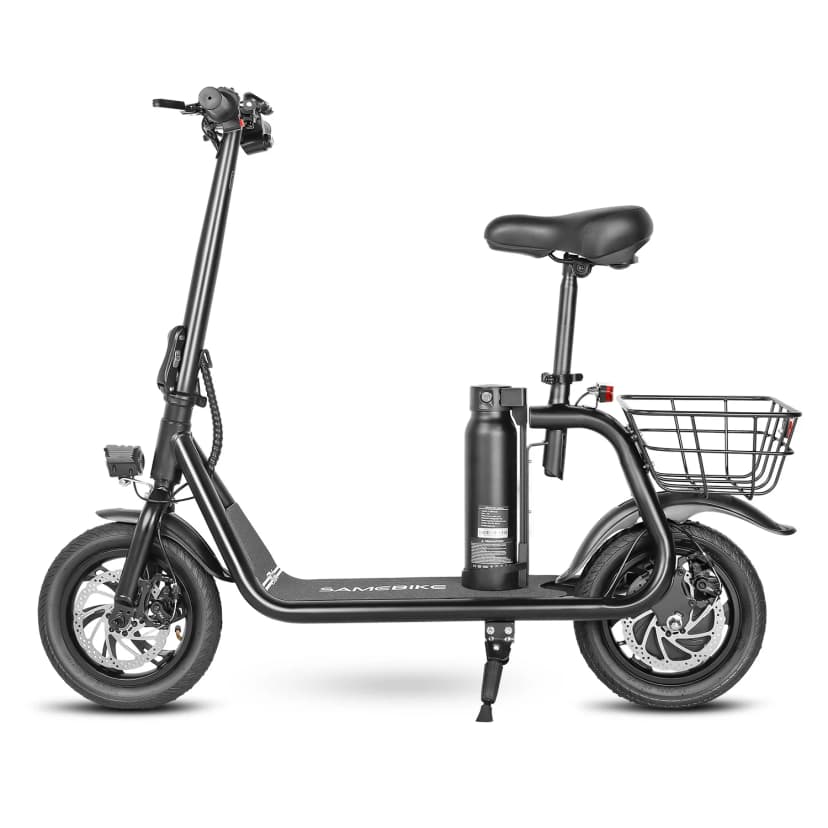 Patinete eléctrico SAMEBIKE de 36 V con batería extraíble - Potencia de 250 W