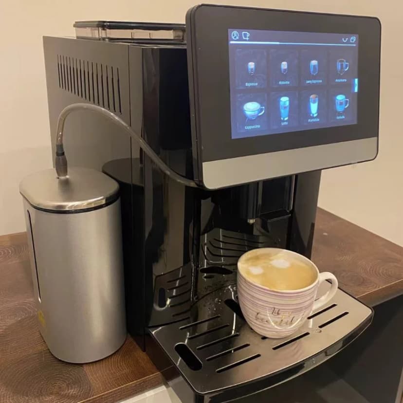 Cafetera inteligente totalmente automática con pantalla táctil de 7 pulgadas: 24 tipos de café