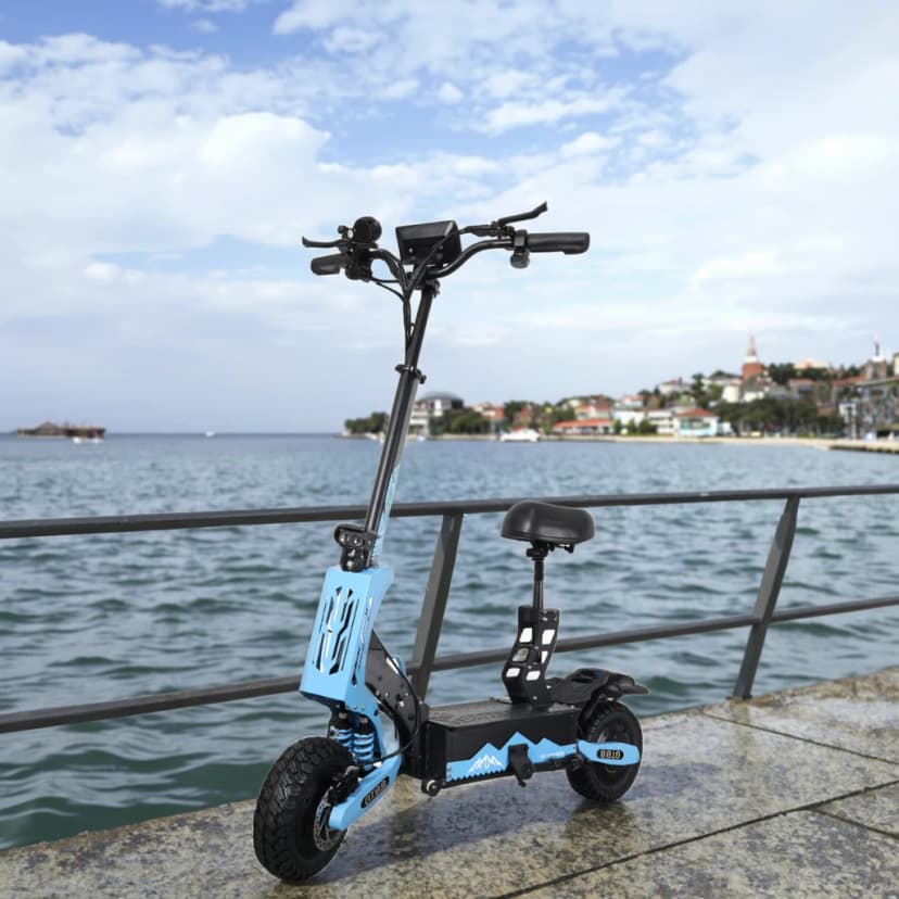 Patinete eléctrico Arwibon GT08 de 5600 W, 60 V y 11 pulgadas: rápido y plegable