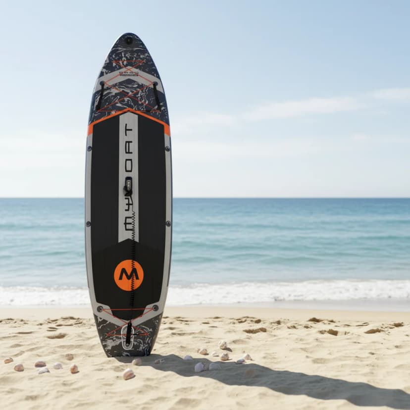 Tabla de paddle surf hinchable MYBOAT Bass Hunter de 3,5 m: ultraancha y estable